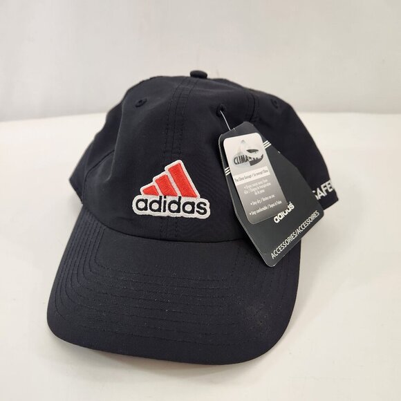 adidas Hat Embroidered Safeway Emblem NWT Black - Picture 1 of 11